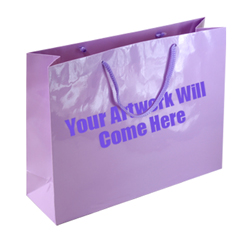 Large Gloss Laminated Rope Handle Paper Bags-43x33x13cm